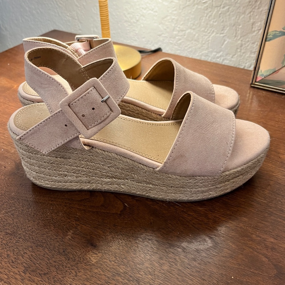 Platform sandals from Loft